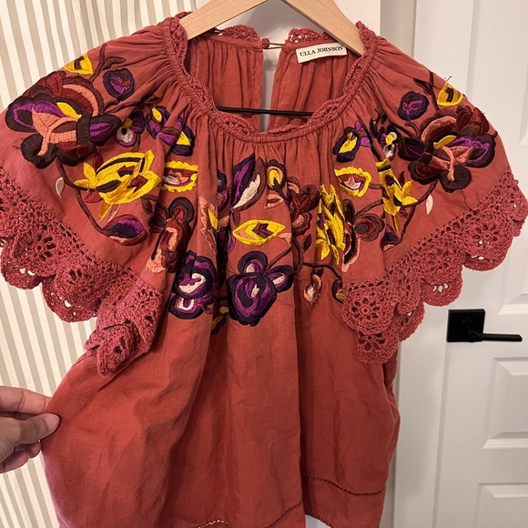 Ulla Johnson Tops - Ulla Johnson  embroidered top